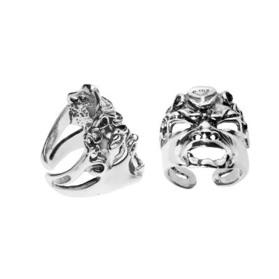 Anello in Argento con Maschera