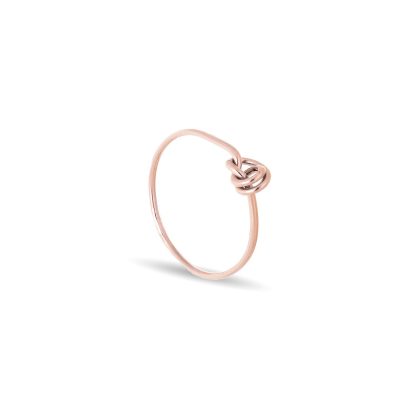 Anello Cupido in Oro Rosa 9kt con Nodino
