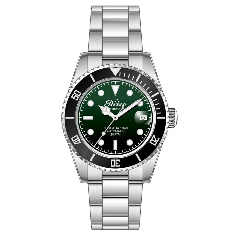 Orologio Perseo Battaglia Capo Teulada automatico nero e verde Edizione  limitata - Gioielleria Rapisardi