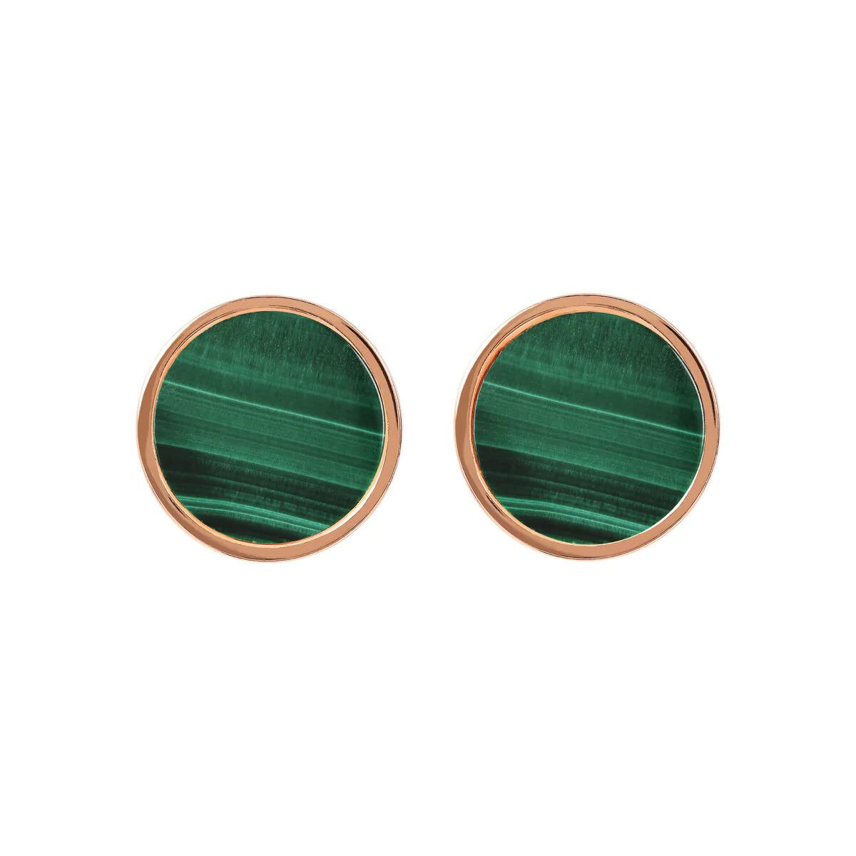 Orecchini A Perno In Argento Sterling 925 Con Malachite Verde - Nodo Celtico, Ipoallergenici, Regalo Unisex