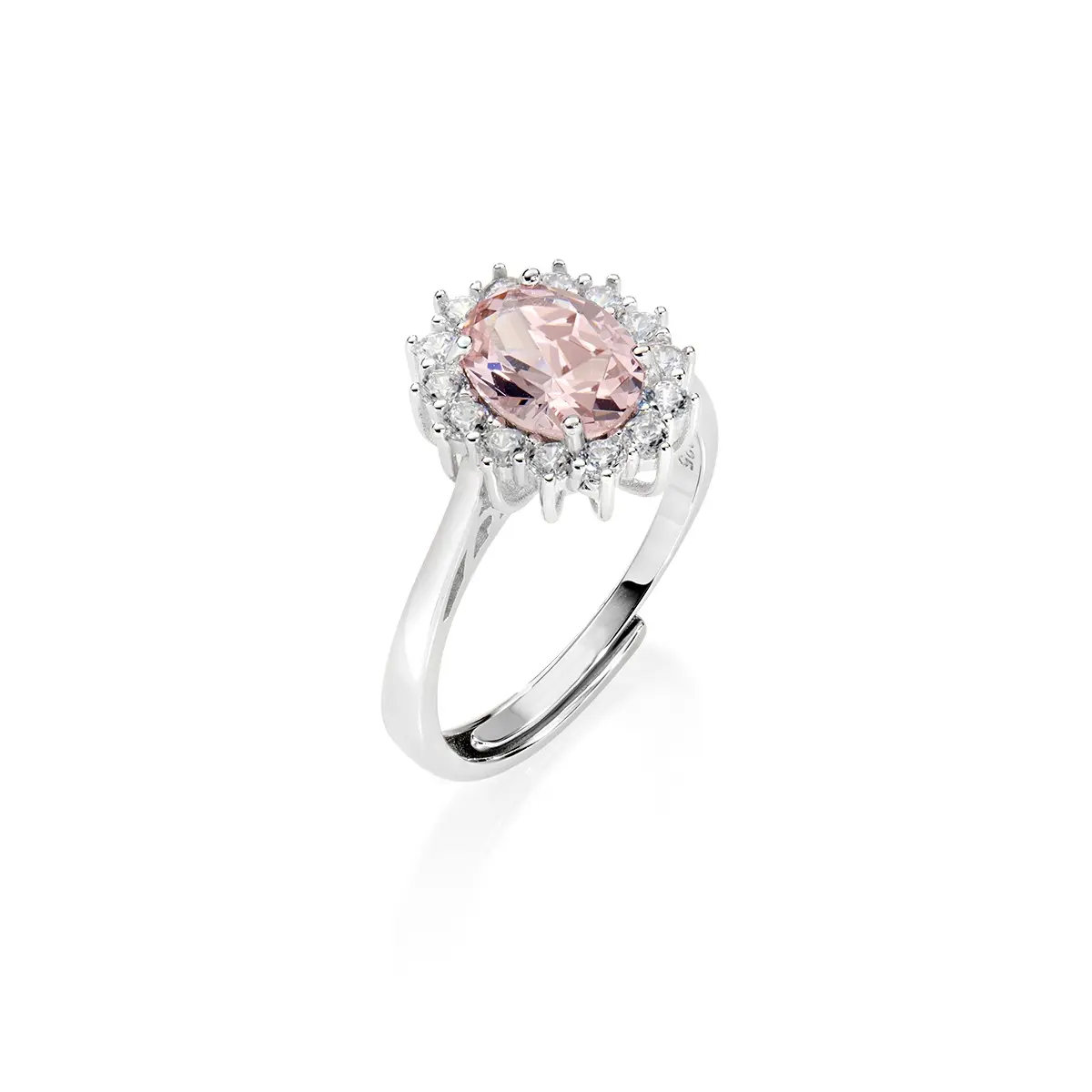 Anello Adattabile Royal Lady con Morganite