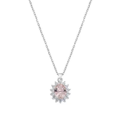 Collana Royal Lady Zircone con Morganite